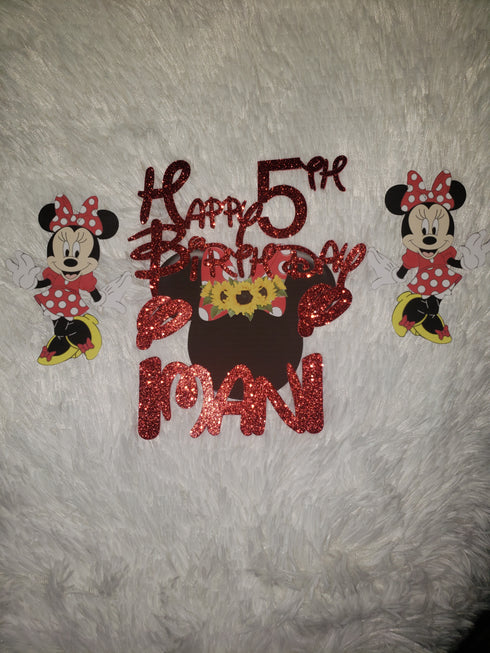 Custom 3 Piece Cake Topper